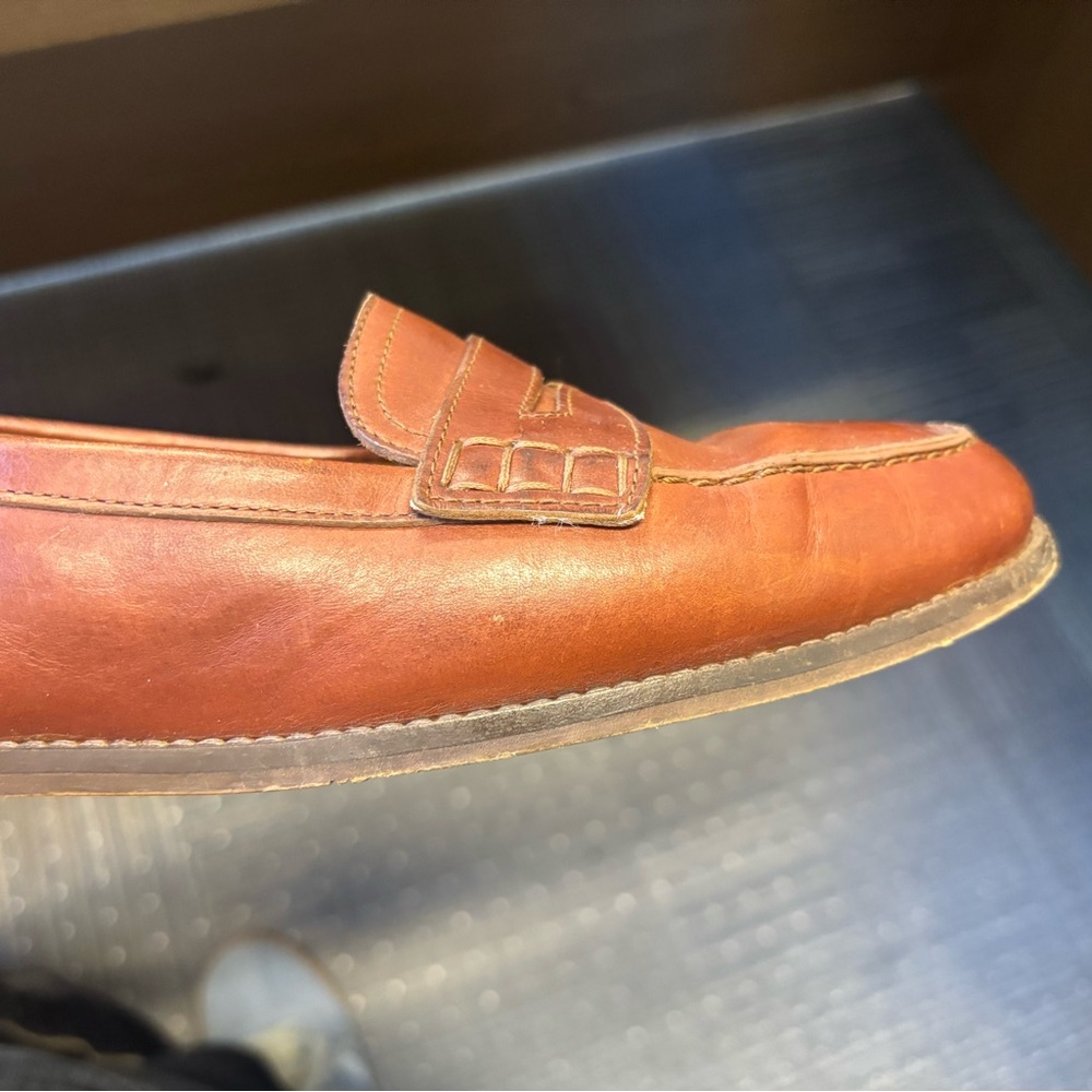 Sézane André Brown Leather Loafers - Picture 7 of 8